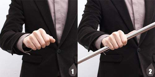Magic Stick Silver Appearing Cane Metal Steel Professional Trick Prop Stretchable Extendable Stick Stress Relieve Magical Pocket Staff for Girls Boys Adult Magic Stick Silver Appearing Cane Metal Steel Professional Trick Prop Stretchable Extendable Stick Stress Relieve Magical Pocket Staff for Girls Boys Adult